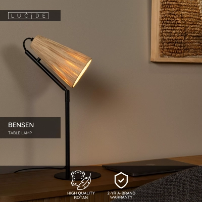 BENSEN - Lampa stołowa - 1xE14 - Natural 05553/81/73 Lucide